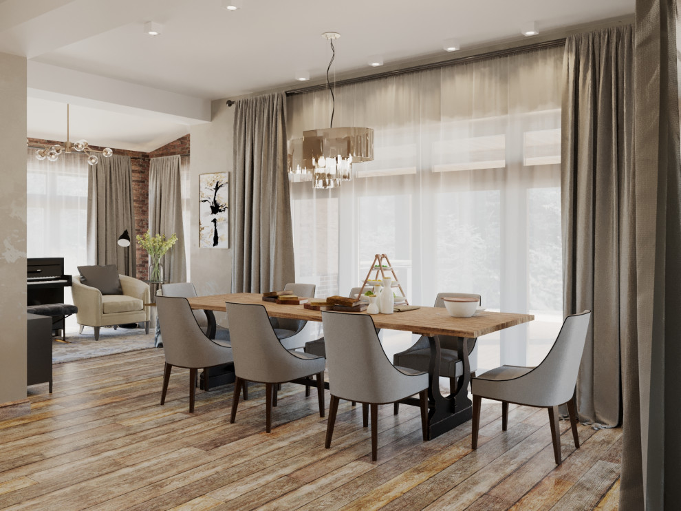 Дизайн проект интерьера загородного дома 850 м2