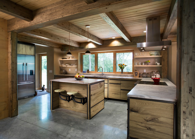 Sather Kitchen rustico-cocina