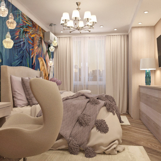 Квартира в Долгопрудном с Панно Ракушка