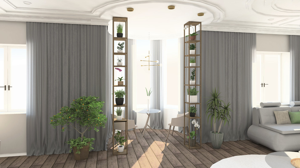 Дизайн гостинной Отрадная