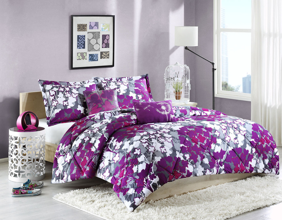 Intelligent Design Annette Polyester 5-piece Comforter Set