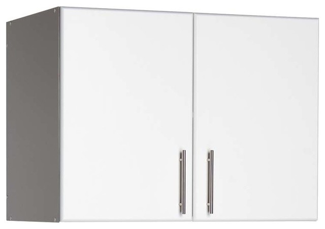 Prepac Elite Storage 32" Topper and Wall Cabinet with 2 Doors