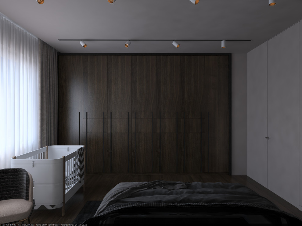 Квартира в стиле минимализм для молодой семьи