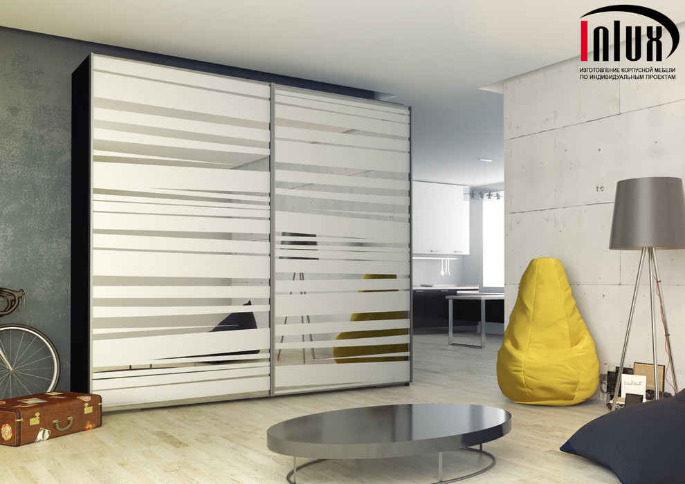 Шкафы с компланарной системой раздвижения дверей