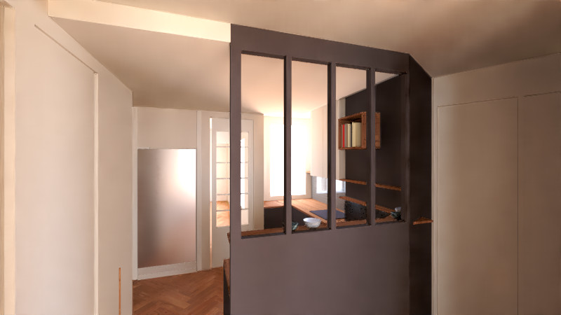 Rénovation et mise en valeur d'un appartement parisien à la Gare de Lyon