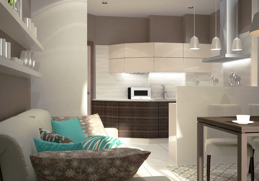 Кухня-гостиная + балкон, ул.Савушкина, Приморский р-н, СПб