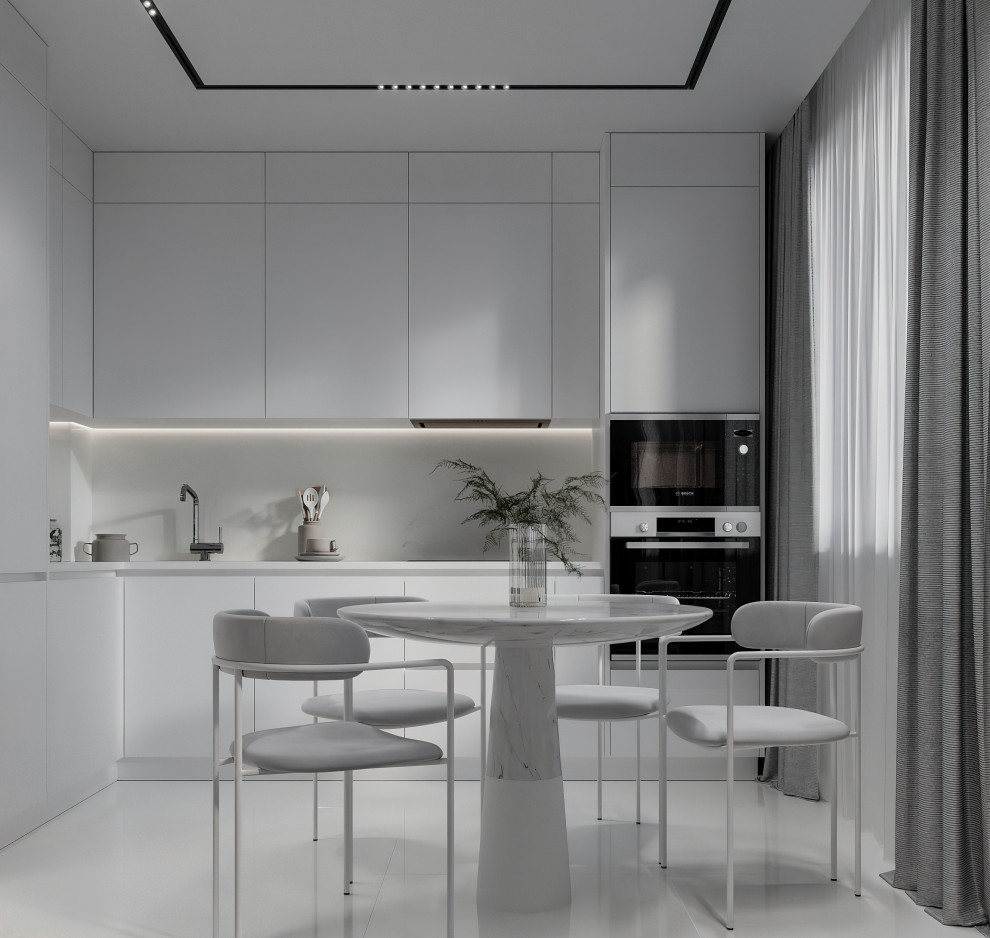 Гостиная в квартире 50 кв.м., Березовая Аллея