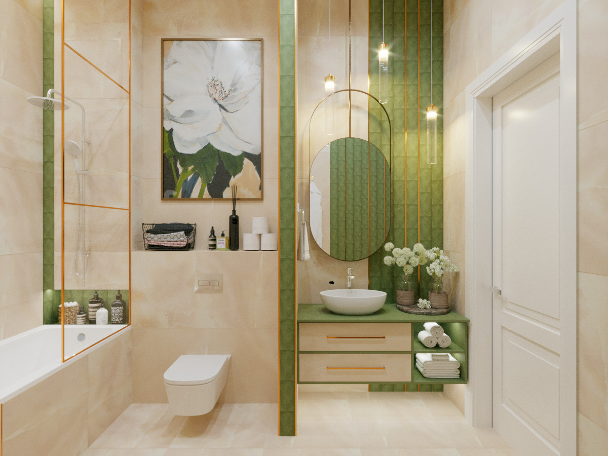 интерьер квартиры 117 квм. г. Новосибирск