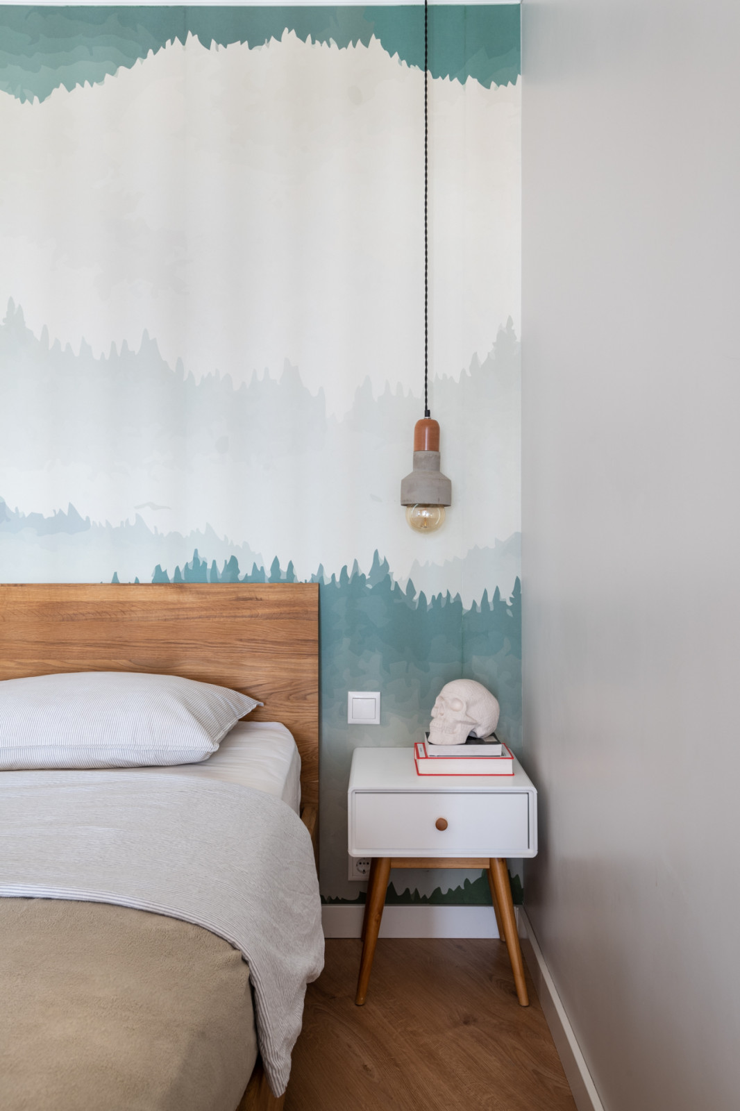 Интерьер квартиры-студии в ЖК Ньютон