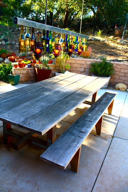 My Houzz: Eclectic, Artistic Rented House in Ojai eclectic-patio