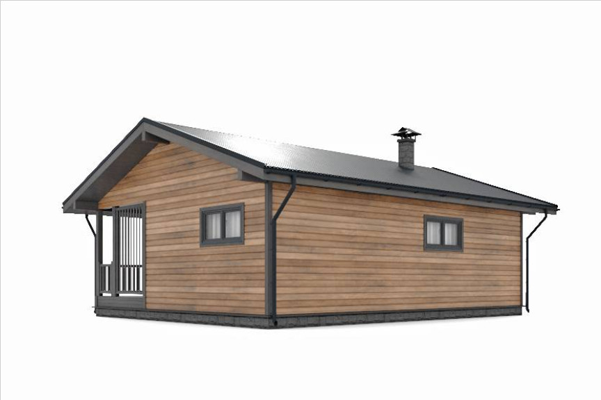 Каркасная баня 9х10 м