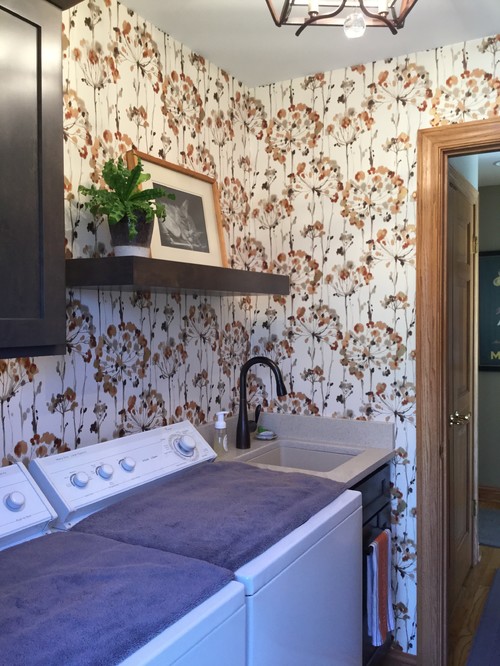 See how wallpaper completely transformed this laundry room - TODAY.com