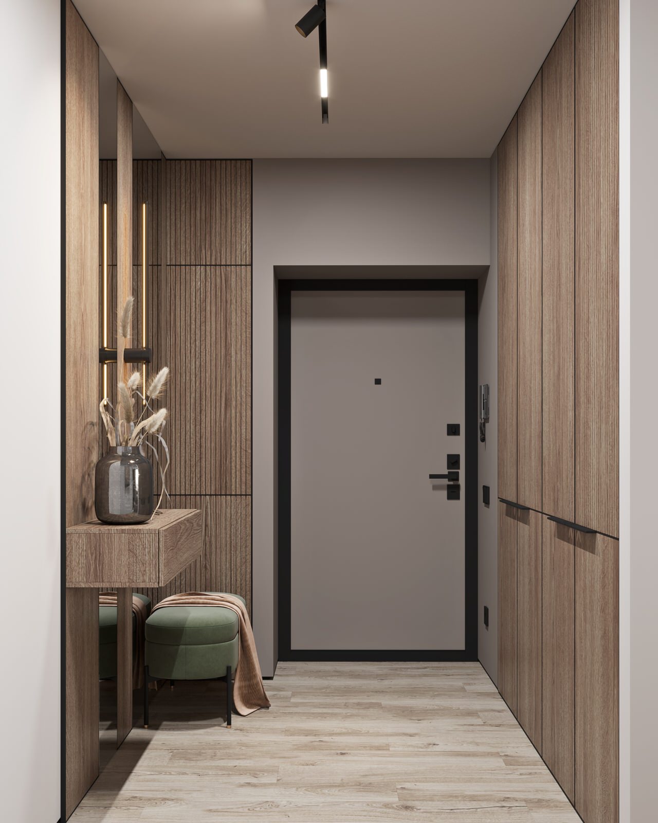 3-комнатная квартира для семейной пары в современном стиле