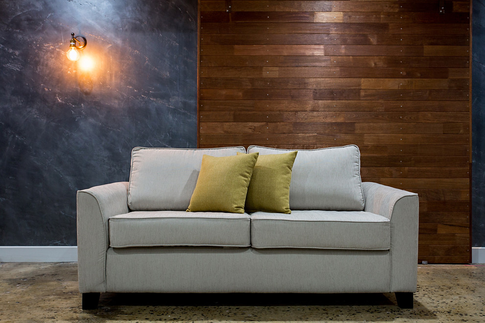 Example of a trendy home design design in Melbourne