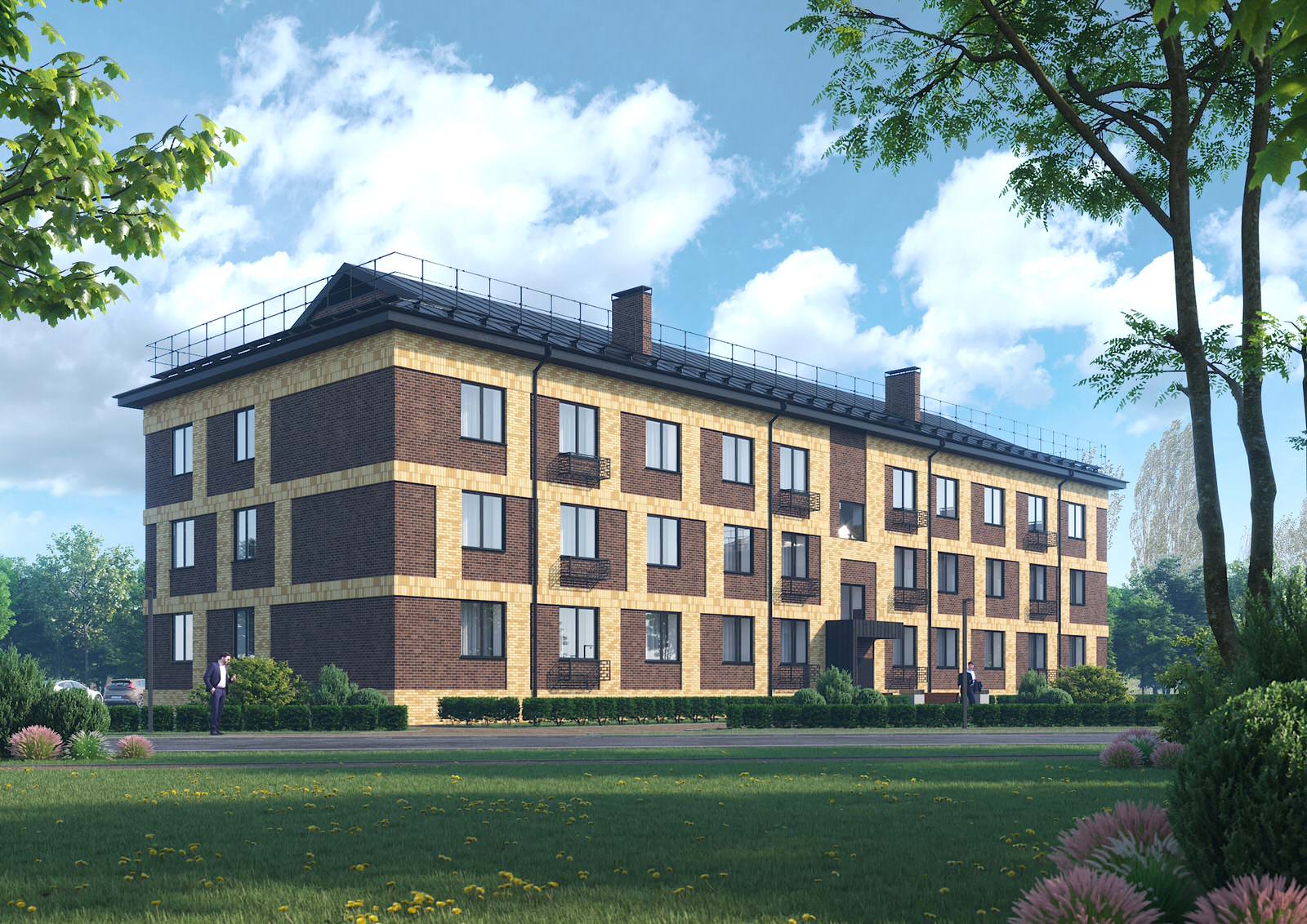 Проект многоквартирного жилого дома в посёлке Прохоровка