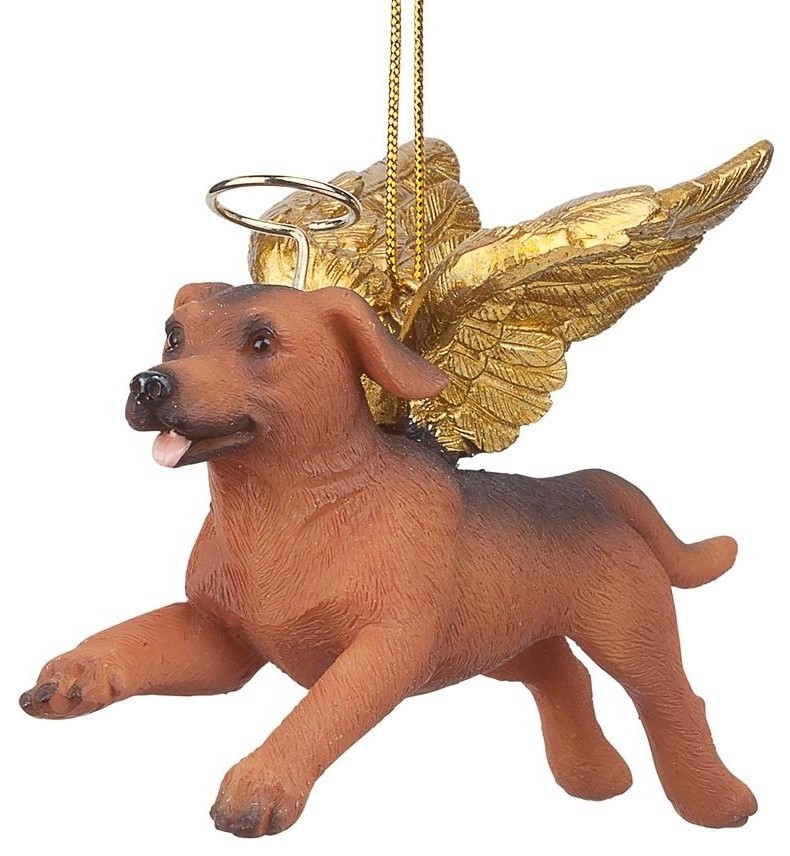 Angel Dachshund Ornament  Contemporary  Christmas Ornaments  by