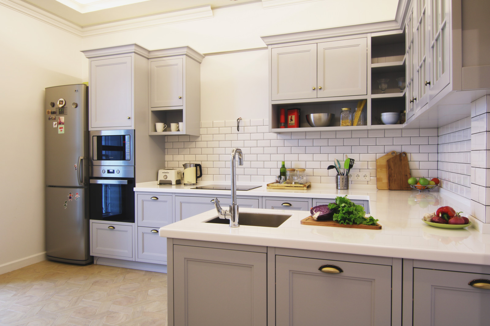 Кухня Шейкер Grey Shaker Kitchen