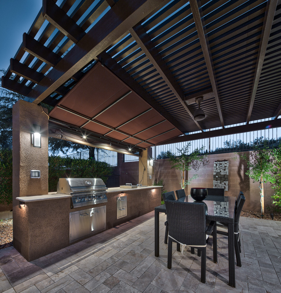 Cozy Outdoor Living Space in Anthem, Arizona Contemporary Phoenix