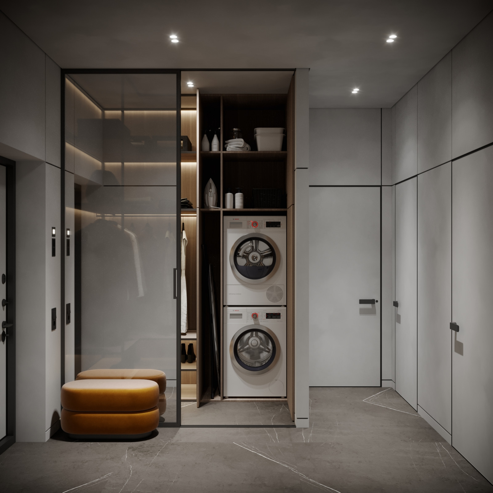 Дизайн проект квартиры в ЖК "Огни"