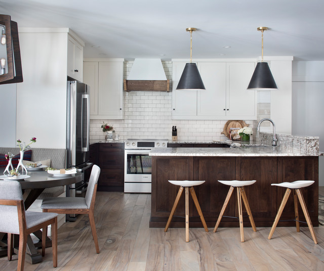 Mountain Chalet transitional-kitchen