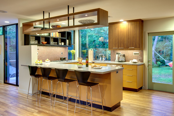 contemporary kitchen modern-kueche