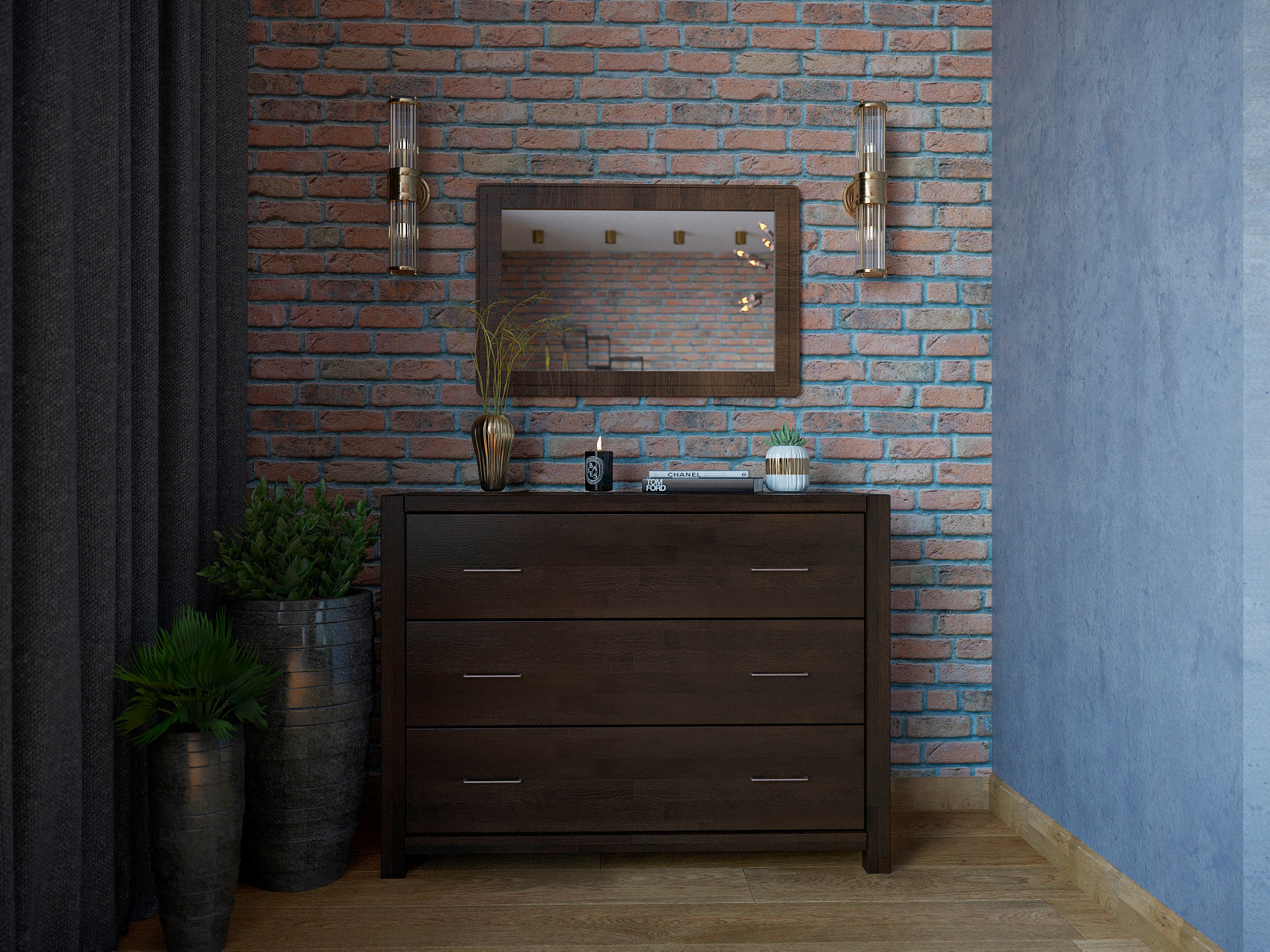 Квартира в стиле лофт