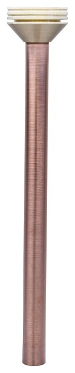 FX Luminaire - 18 Inch Copper Riser with Zoning and Dimming Option and 3 LEDs
