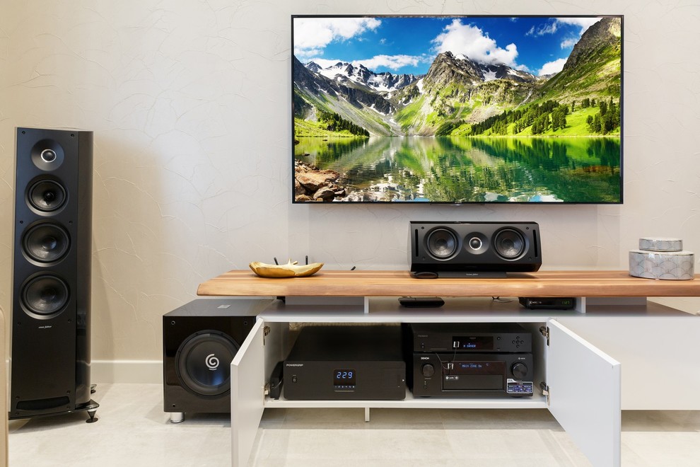 Стильный домашний кинотеатр «по-итальянски»