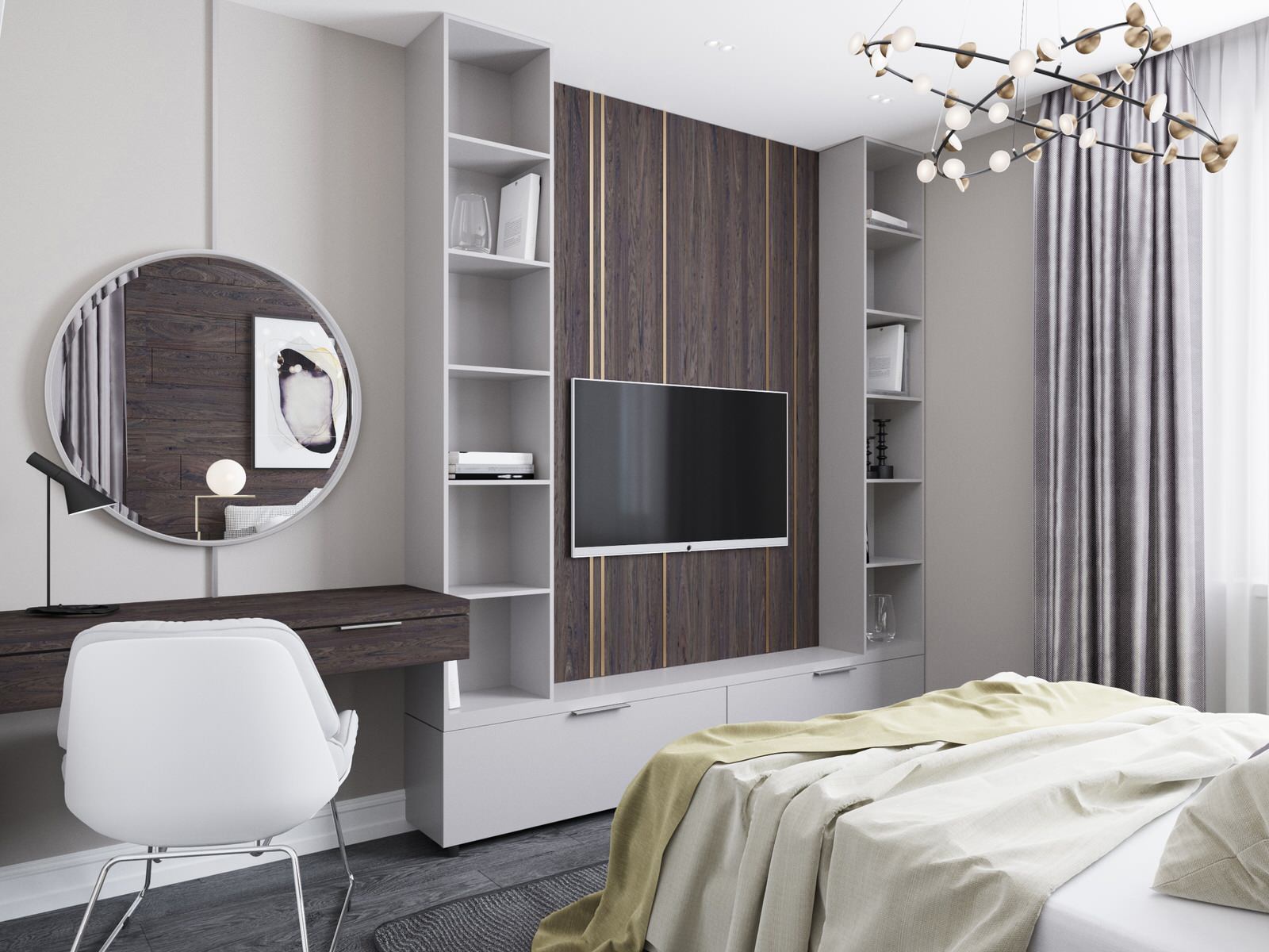 Массив Озерки, дизайн первого этажа коттеджа