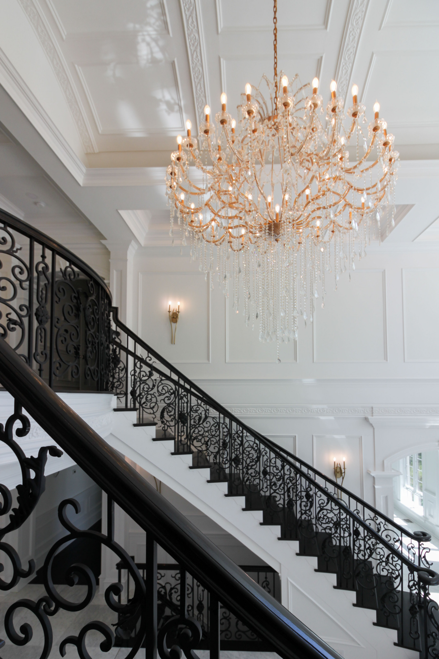 92_Grand Double Staircase in Exquisite Custom Home, Great Falls VA 22066