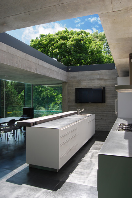 House in Highgate Cemetery moderne-koekken