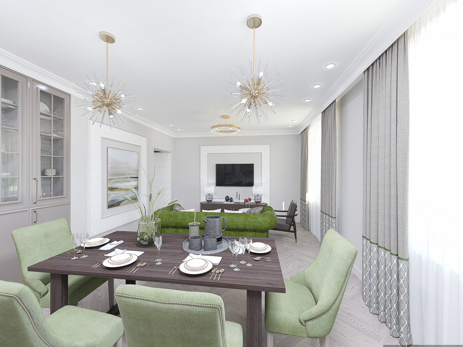 Прекрасная квартира для элегантной дамы