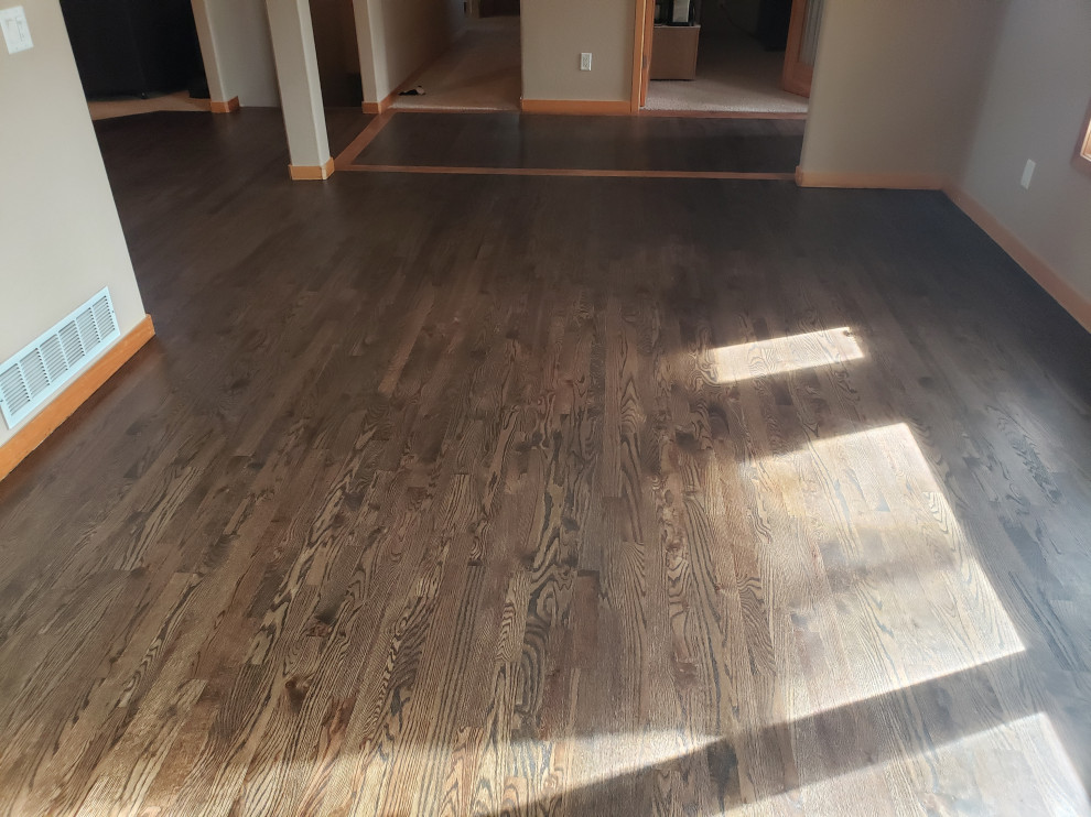 Hardwood Elegance with Custom Inlays & Entry Border