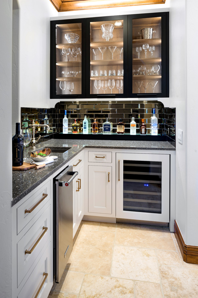 Wine Room Elegance - Transitional - Home Bar - Oklahoma City - by ...