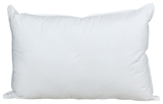 50 50 White Goose Down And Feather Pillow Bed Pillows By Down