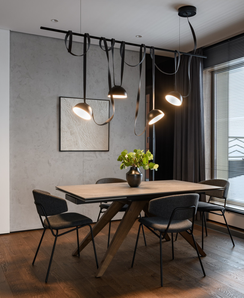 Брутальная трехкомнатная квартира 90 кв.м. с видом на реку