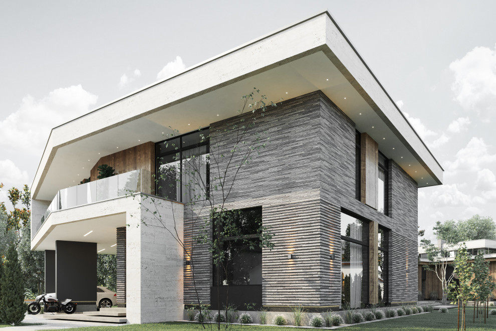 Архитектурный проект коттеджа 600м в КП Президент