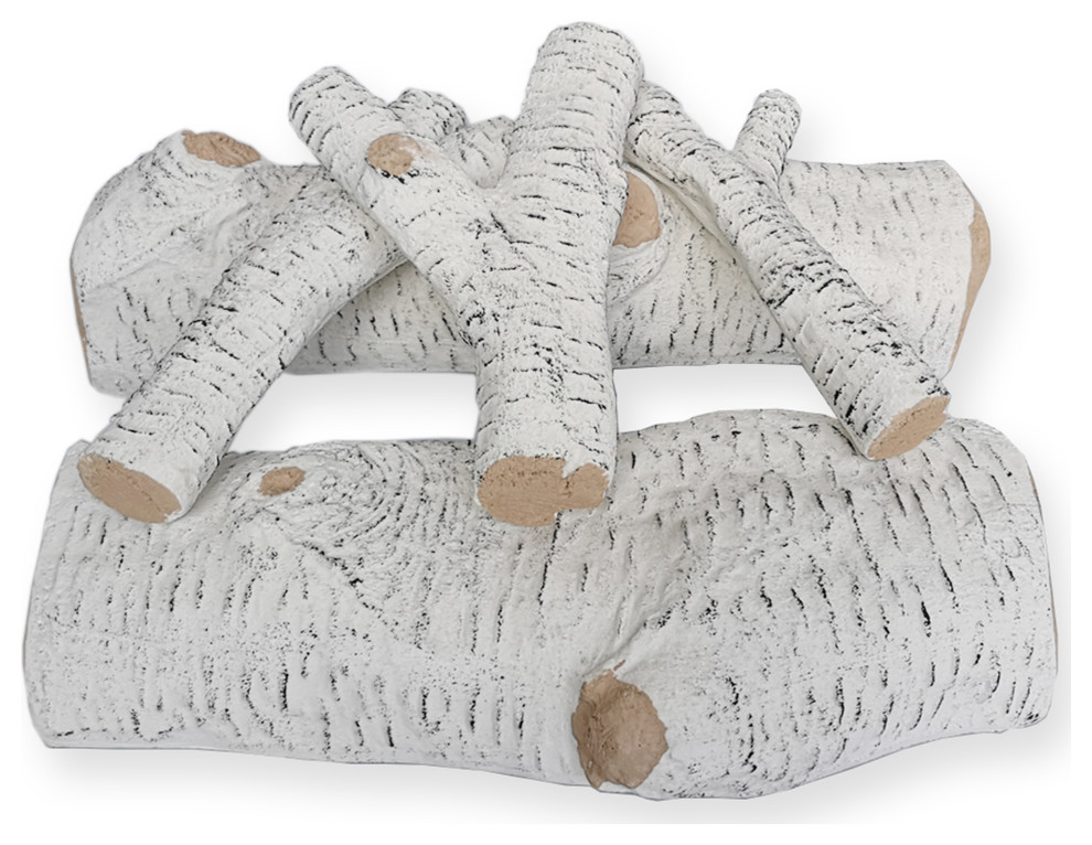 Proman Products Alpine Artificial Fire Logs 5 pieces, 16"Long x 9