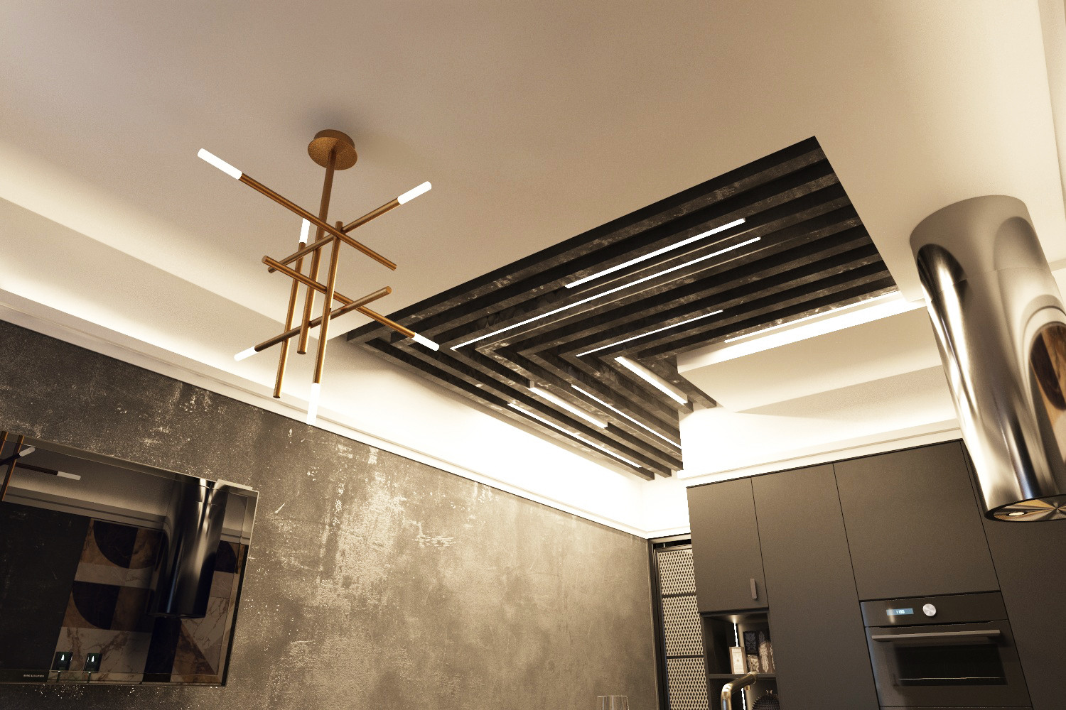 Дизайн интерьера в ЖК Фамилия. Кухня