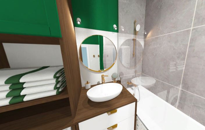 Ванная комната 5,5 кв.м. в Санкт-Петербурге