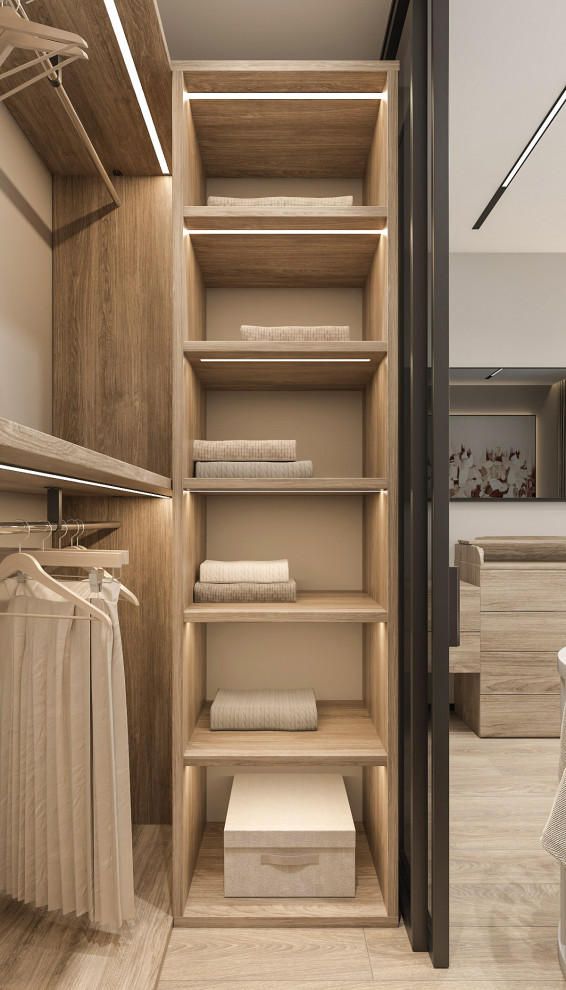 Интерьер спальни для квартиры в ЖК "Viktory Park"