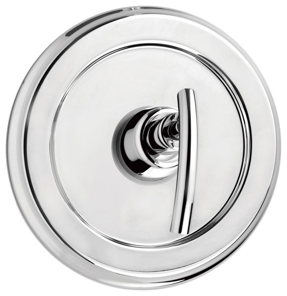 Vincennes Single Handle Tub and Shower Valve Control in Chrome Modern
