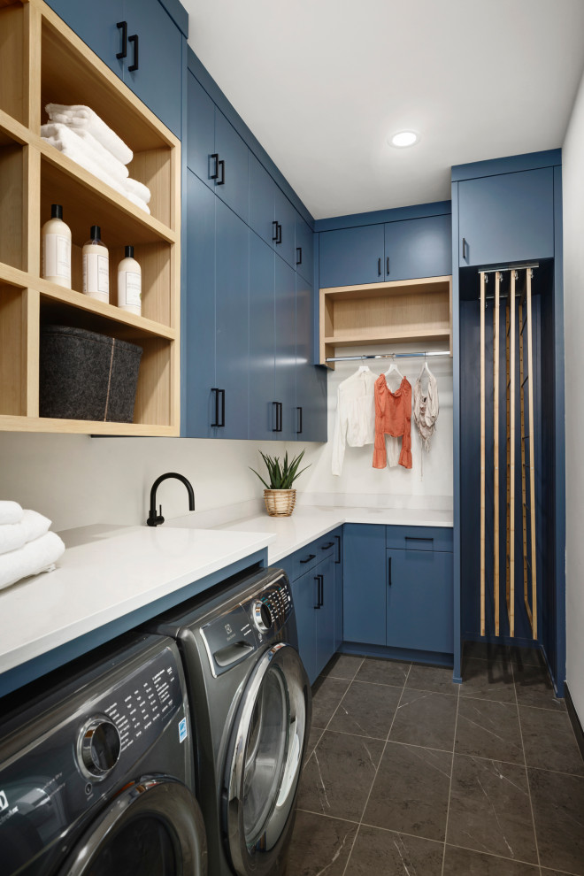 Photo of a scandinavian laundry room in Minneapolis.