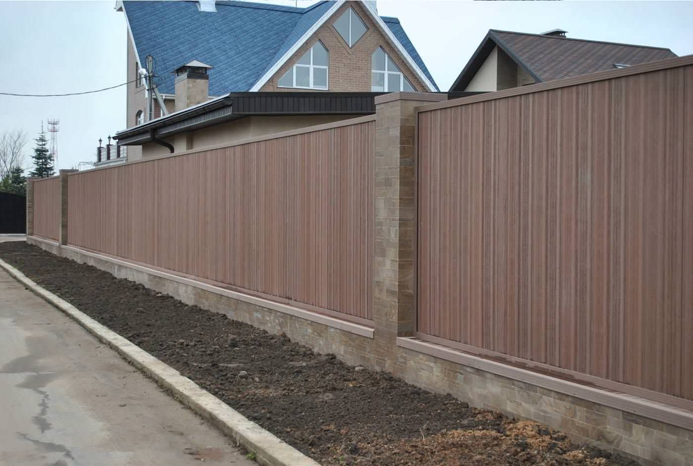 Заборы из ДПК