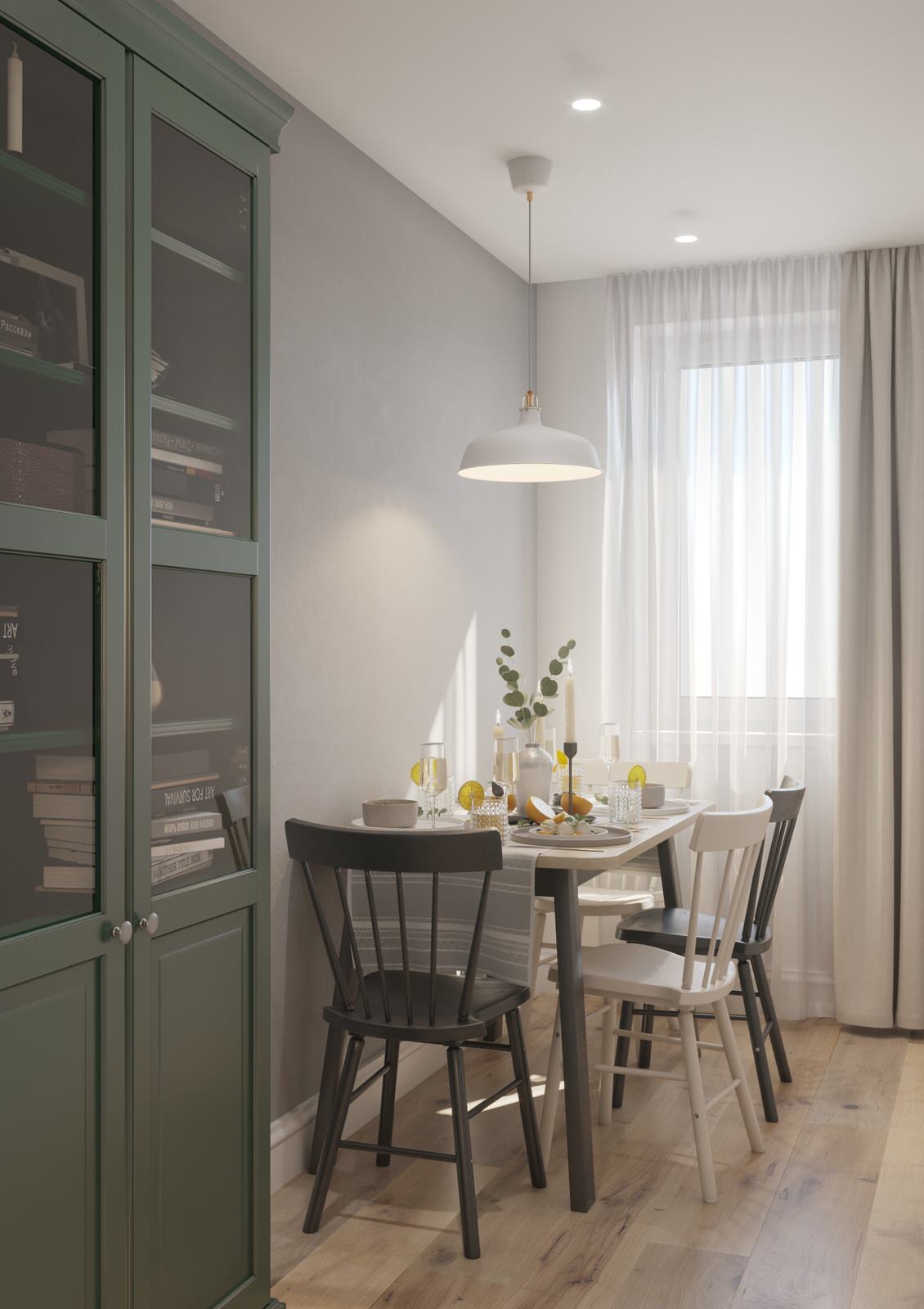 Хрущёвка Скандинавский стиль