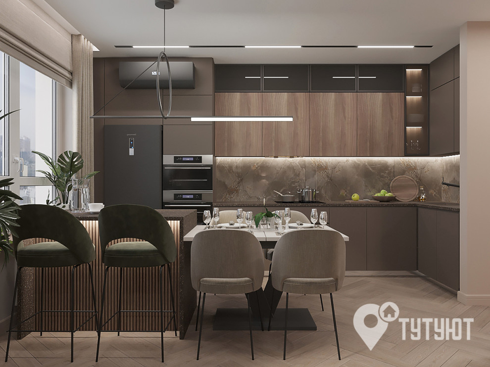 Атмосферная квартира в ЖК Женева