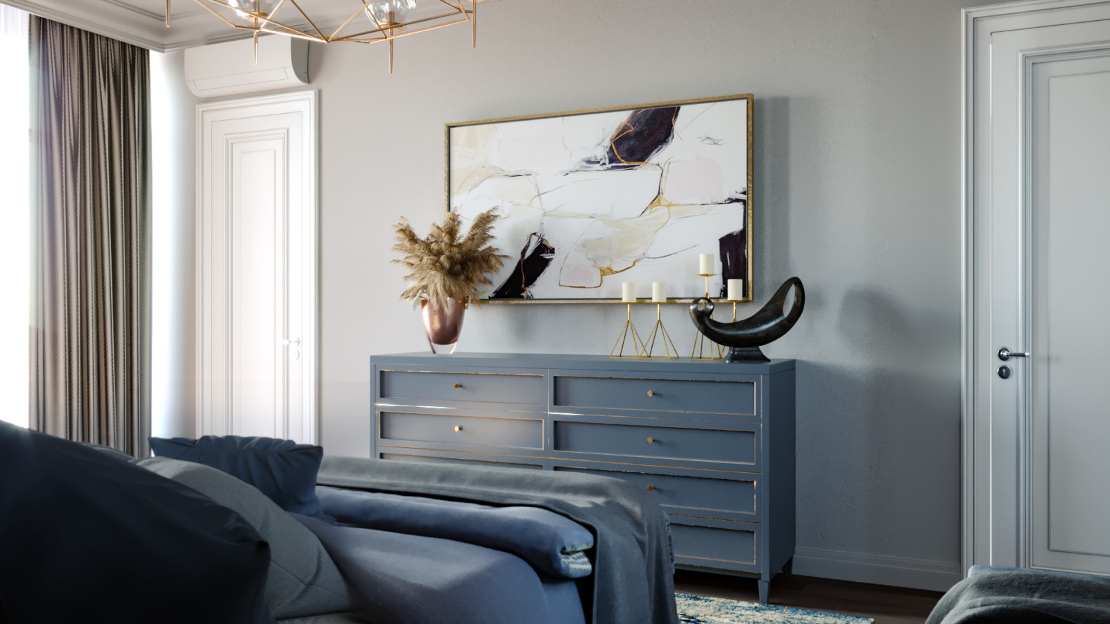 Уютная квартира в стиле неоклассики