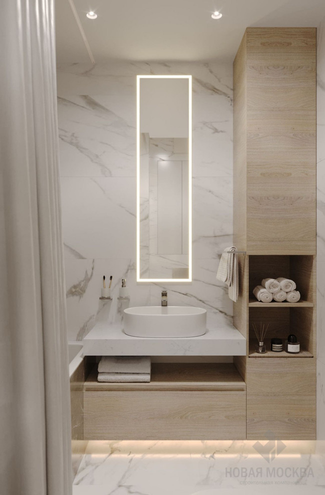 Дизайн двухкомнатной квартиры по адресу: улица Василия Аксенова, дом 2