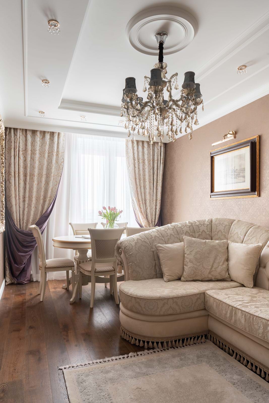 Современная классика с восточными нотами — реализованный проект 88 кв. метров.