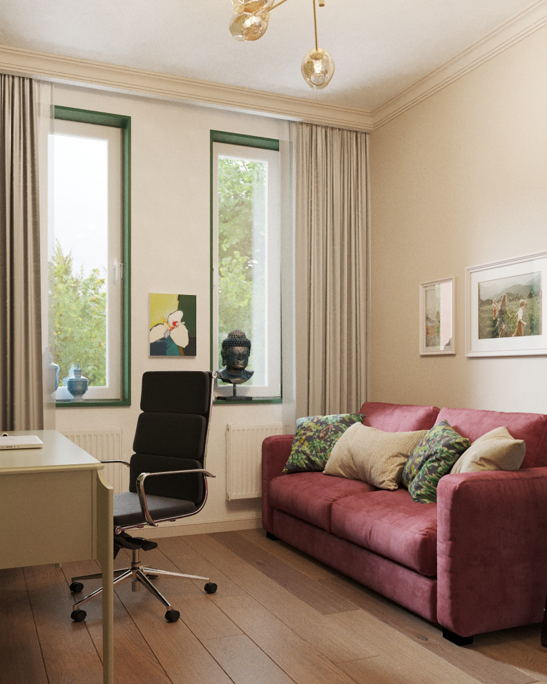 Яркая эклектика для молодой семьи